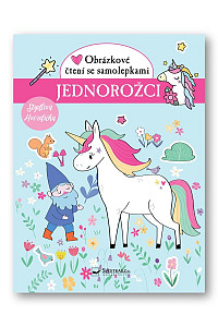 Jednorožci Obrázkové čtení se samolepkami