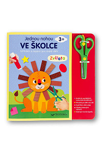 Jednou nohou ve školce Zvířata Stříhání a lepení pro malé děti 3+