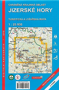 Jizerské hory 1:25 000 - Turistická a lyžařská mapa