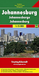 Johannesburg 1:15T/plán města
