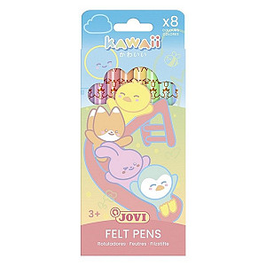 JOVI Kawaii fixy tenké 8 ks