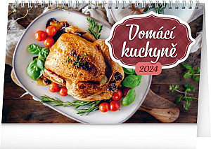 Kalendář 2024 stolní: Domácí kuchyně, 23,1 × 14,5 cm