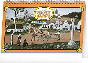 Kalendář 2024 stolní: Josef Lada, 23,1 × 14,5 cm
