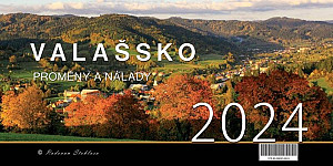 Kalendář 2024 Valašsko/Proměny a nálady - stolní