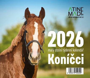 Kalendář 2026 Koníčci, stolní, týdenní, 13 x 15 cm