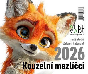 Kalendář 2026 Kouzelní mazlíčci, stolní, týdenní, 13 x 15 cm