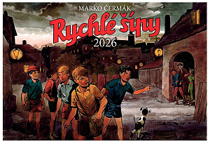 Kalendář 2026 Rychlé šípy - nástěnný