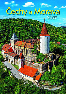 Kalendář 2027 nástěnný: ČECHY A MORAVA