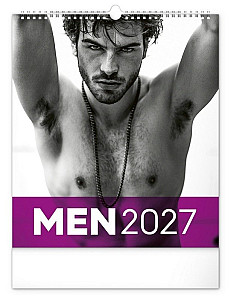 Kalendář 2027 nástěnný: Men, 30 x 34 cm