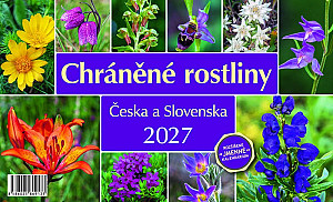 Kalendář 2027 stolní: CHRÁNĚNÉ ROSTLINY ČESKA A SLOVENSKA