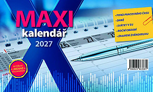 Kalendář 2027 stolní: MAXI