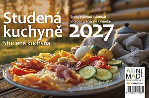 Kalendář 2027 Studená kuchyně, stolní, týdenní, 14 x 21,4 cm