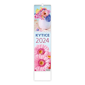 Kalendář nástěnný 2024 - Kytice