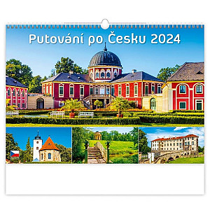 Kalendář nástěnný 2024 - Putování po Česku