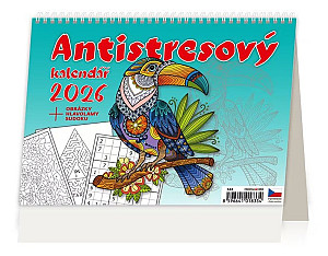Kalendář stolní 2026 - Antistresový pracovní