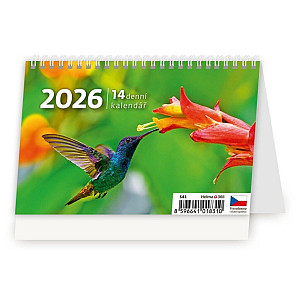 Kalendář stolní 2026 - MINI 14denní