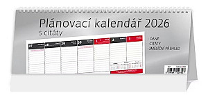 Kalendář stolní 2026 - Plánovací kalendář s citáty