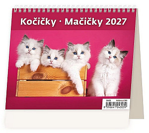 Kalendář stolní 2027 - MiniMax Kočičky