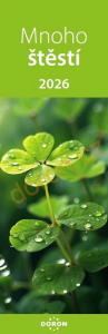 Kalendář záložkový 2026 - Mnoho štěstí