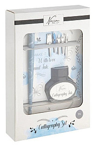 Kaligrafická sada s inkoustem 7 ks