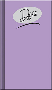 Kapesní diář 2026 - COLORS fialový (A6)