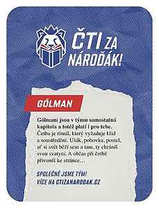 Kartička s pozicí v nároďáku (sada po 8 kusech)