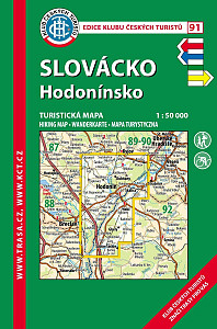 KČT 91 Slovácko, Hodonínsko 1:50 000 / turistická mapa