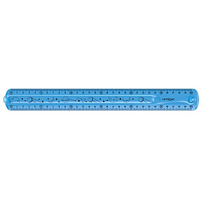 Keyroad Pravítko Flexi, 30 cm - modré