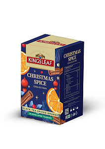 KINGSLEAF Xmas Black Spiced Orange přebal 20x2g
