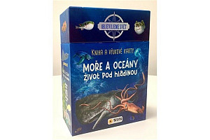 Moře a oceány - Objevujeme svět (Dárkový box - kniha + výukové karty)