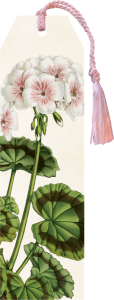 Knižní záložka Geranium White