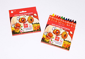 Koh-i-noor voskovky trojhranné silné 10 mm - 12 ks