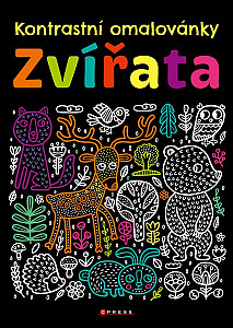 Kontrastní omalovánky – Zvířata