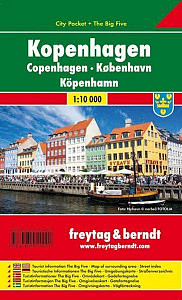 Kopenhagen/Kodaň 1:12,5T/kapesní plán města