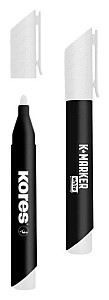 Kores kreativní popisovač K-Marker White, kulatý hrot