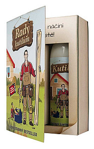 Kosmetická sada Kniha pro kutily - sprchový gel 250 ml a vlasový šampon 250 ml