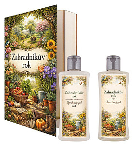 Kosmetická sada Kniha Zahradníkův rok - 2x sprchový gel 250 ml
