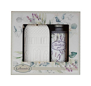 Kosmetická sada Levandule (sprchový gel, aroma domeček)