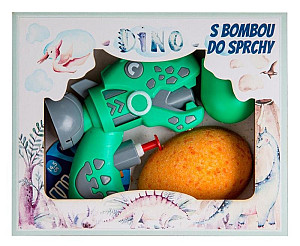 Kosmetická sada pro děti DINO (šumivá bomba, vodní pistolka)