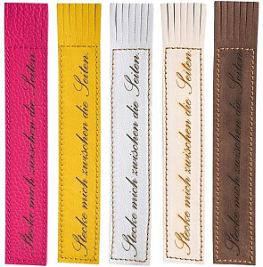 Kožená záložka se střapci Stecke mich zwischen die Seiten