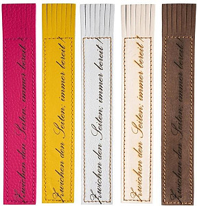 Kožená záložka se střapci Zwischen den Seiten immer bereit!