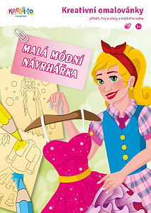 Kreativní omalovánky - Malá modní návrhářka