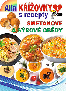 Křížovky s recepty 2/2026 - Smetanové a sýrové obědy