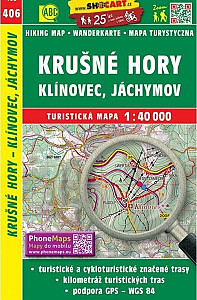 SC 406 Krušné hory, Klínovec, Jáchymov 1:40 000