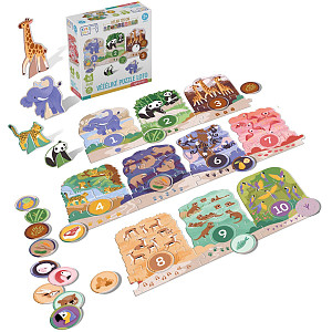 KukiKuk Véééliké puzzle loto Výlet do ZOO