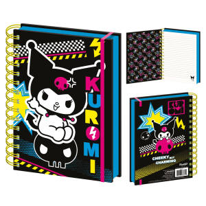 Kuromi Kroužkový blok A5