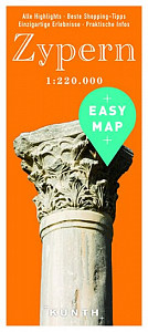 Kypr - Easy Map 1:220 000