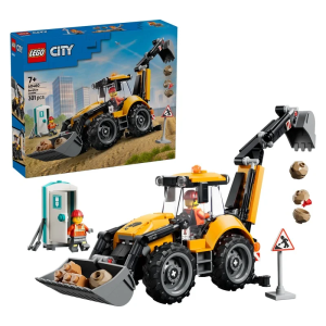 LEGO® City 60480 Žlutý nakladač s rypadlem