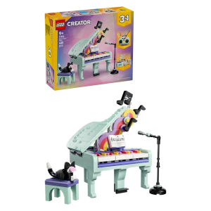 LEGO® Creator 3 v 1 31392 Hudební dekorace: Klavír s kočkou