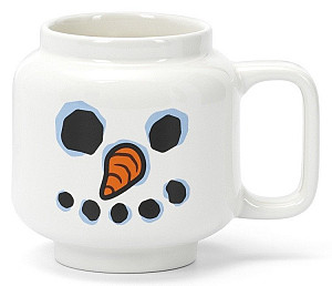 LEGO keramický hrnek 255 ml - sněhulák